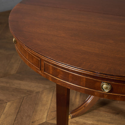 英国 クラシック エクステンション ラウンド ロング ダイニングテーブル