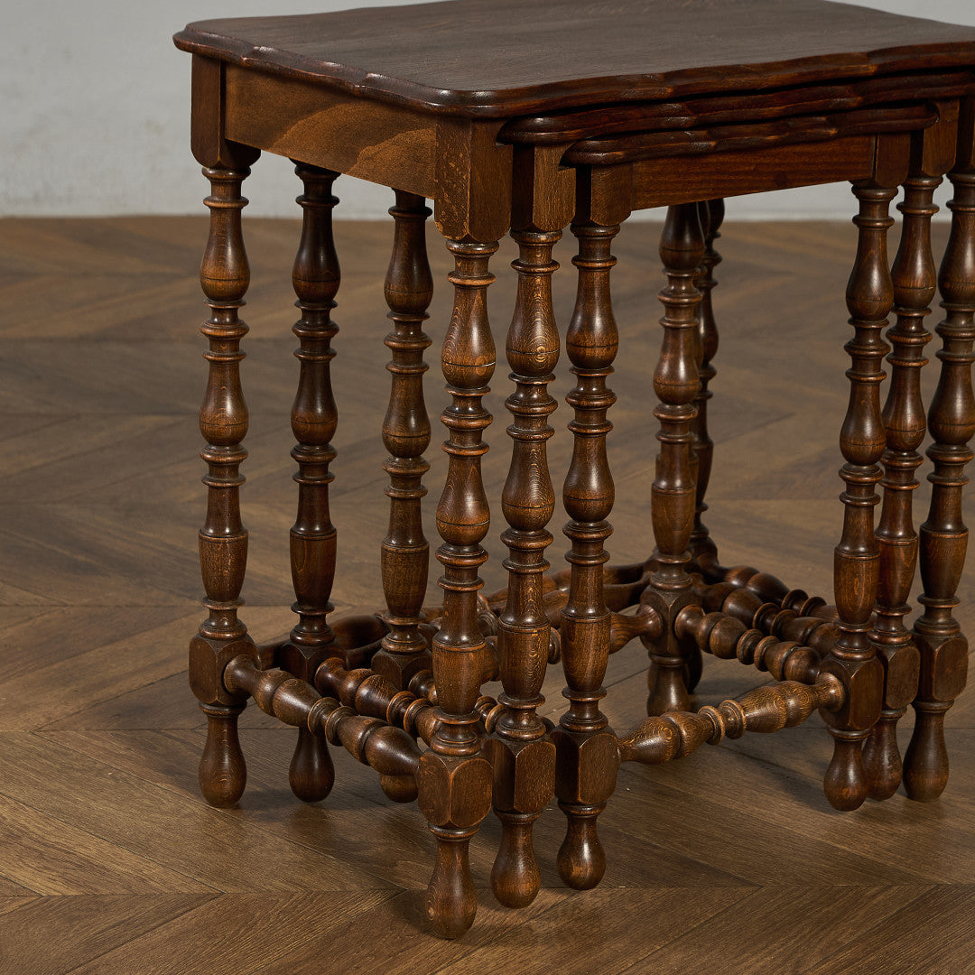 英国 クラシック オーク ネストテーブル