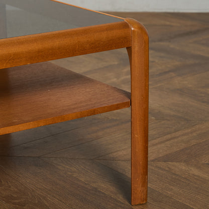 メイヤー myer ヴィンテージ スモーク ガラストップ コーヒーテーブル #91640