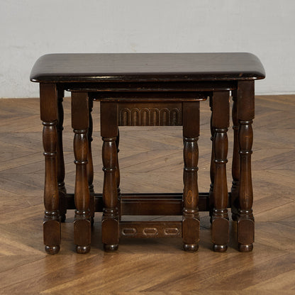 Priory オーク材 ネストテーブル