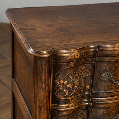 英国 クラシック オーク 3段 チェスト