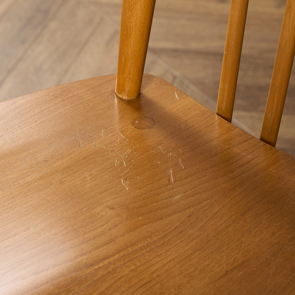 ヴィンテージ スティックバック ハイバックチェア ブルーラベル