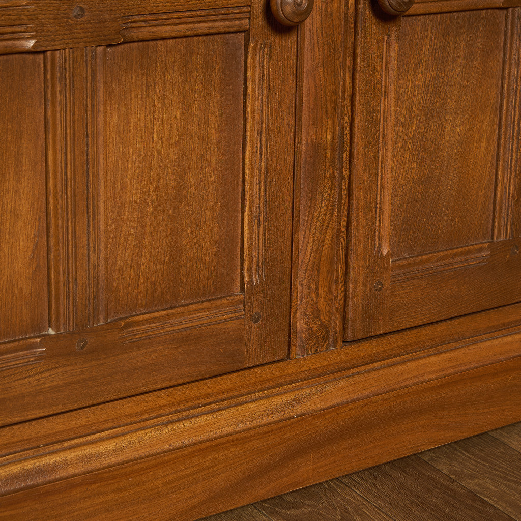 Old Colonial ヴィンテージ ブックケース カップボード ラウンドゴールドラベル