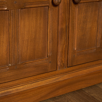 Old Colonial ヴィンテージ ブックケース カップボード ラウンドゴールドラベル