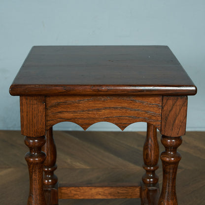 British classic oak nesting table #81756