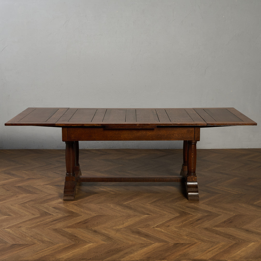 英国 クラシック ドローリーフ ロング ダイニングテーブル