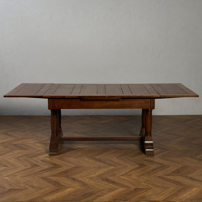 英国 クラシック ドローリーフ ロング ダイニングテーブル