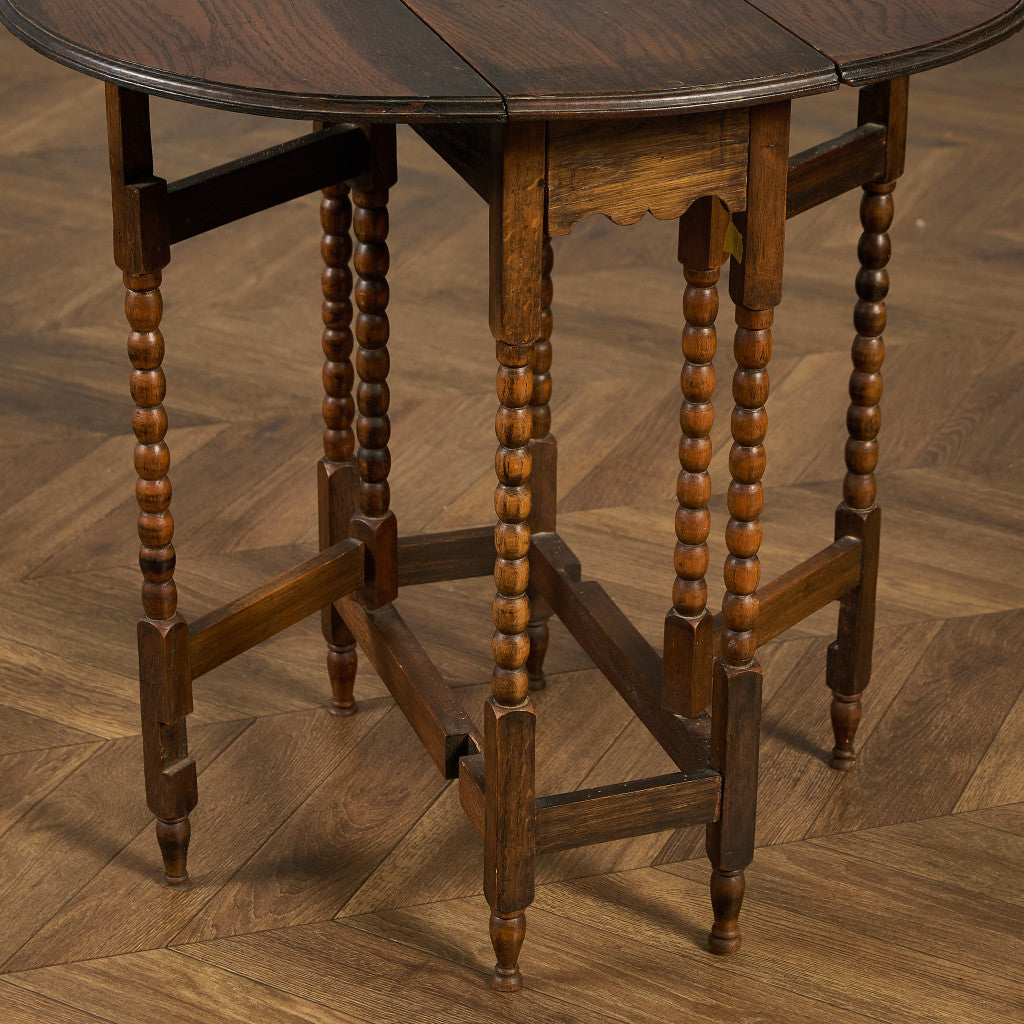 英国 クラシック ドロップリーフ ゲートレッグテーブル #89955