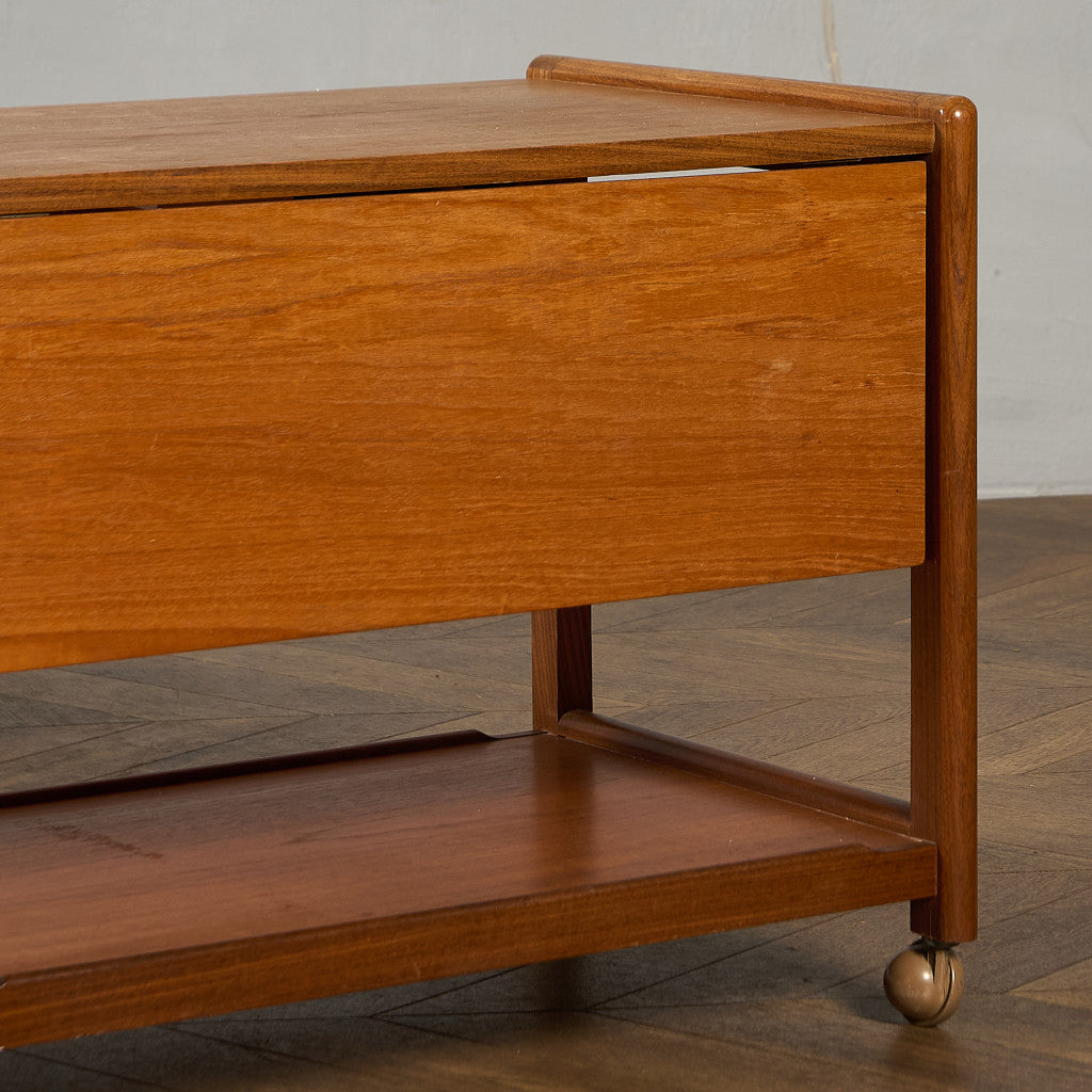 英国 ヴィンテージ ドロップリーフ トロリーワゴン