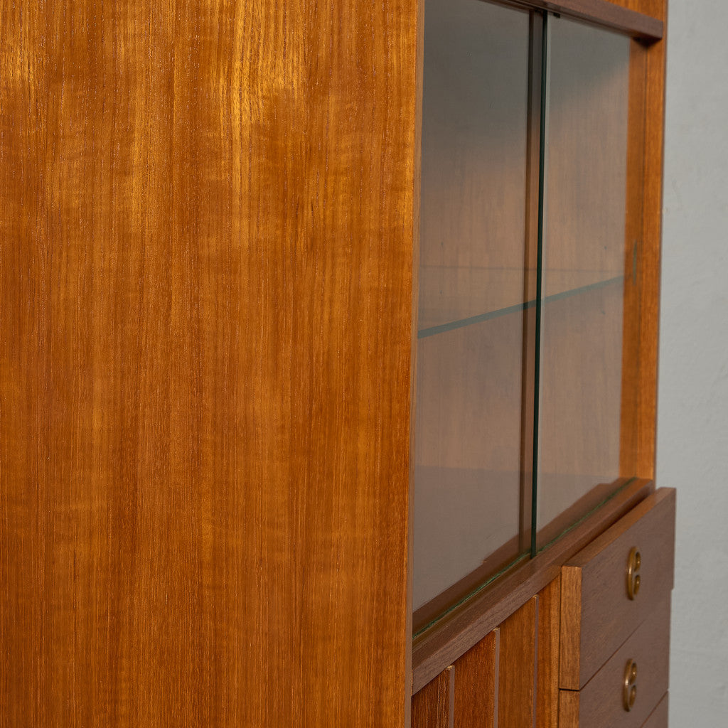 英国 ヴィンテージ ウォールユニット 本棚