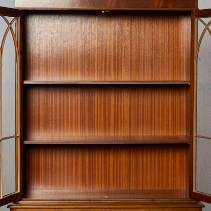 英国 クラシック エドワーディアン ブックケース 食器棚