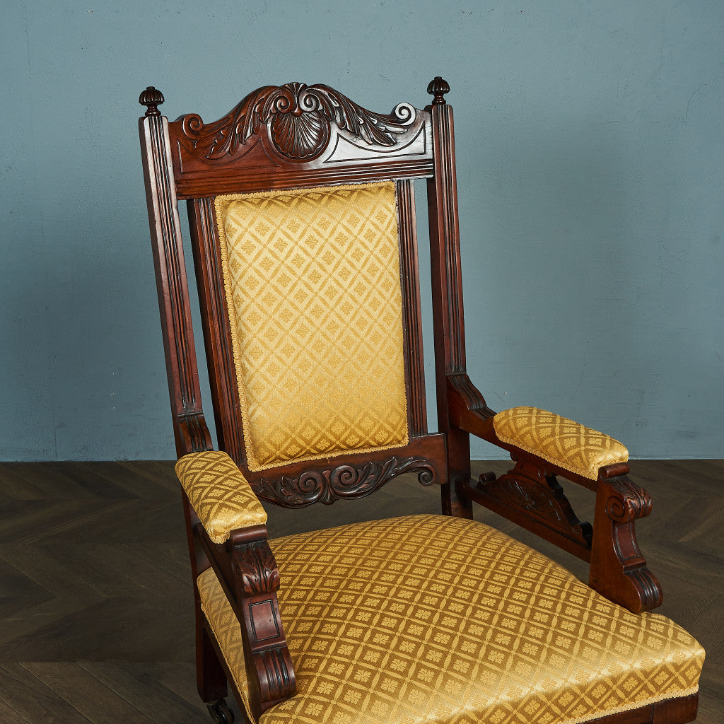 英国クラシック エドワーディアン様式 ナーシングチェア
