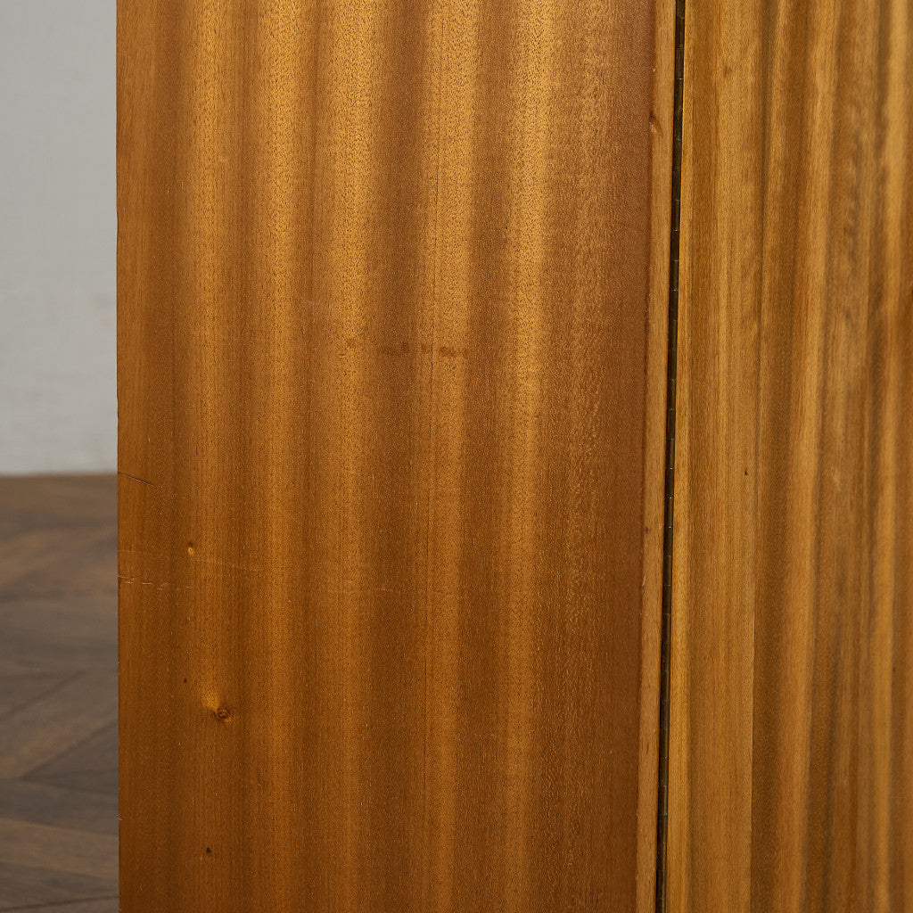 Cumbrae ヴィンテージ ナロー ガラス ブックケース 食器棚