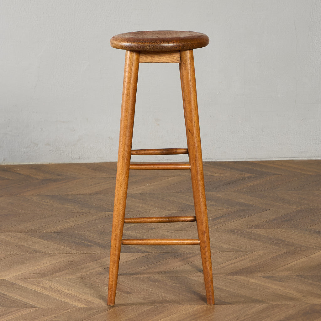 イギリス ヴィンテージ ハイ スツール