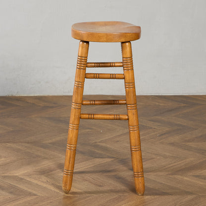 イギリス ヴィンテージ ハイ スツール