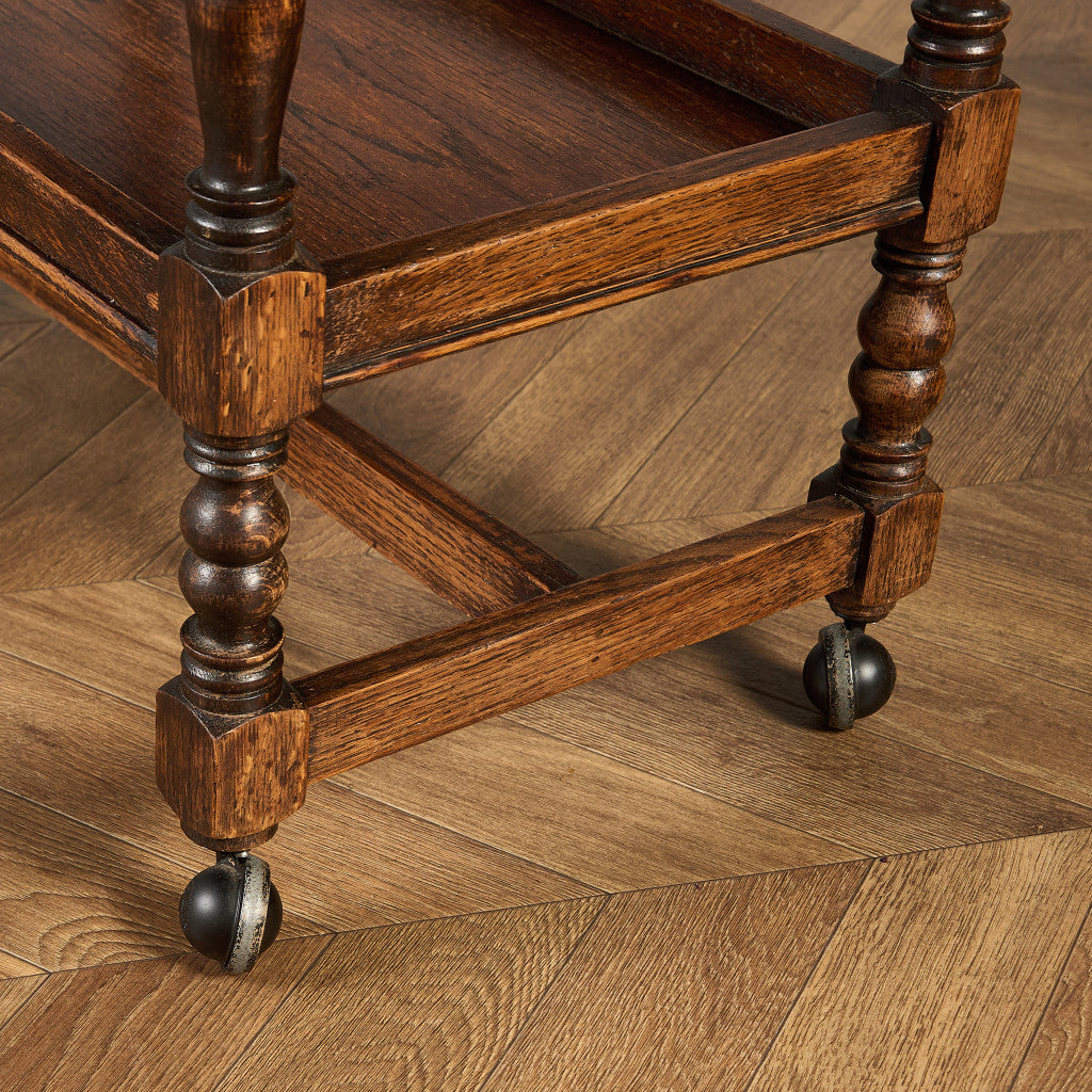 英国 クラシック ドロップリーフ サイドテーブル ティトロリー