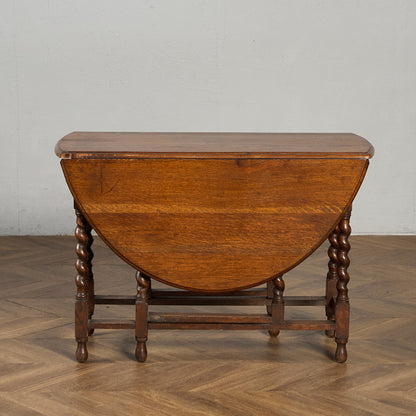 英国 クラシック ドロップリーフ ゲートレッグテーブル #91795