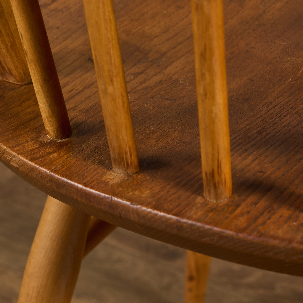 アーコール ERCOL ヴィンテージ 4本 スポーク フープバックチェア ラウンドゴールドラベル #89987