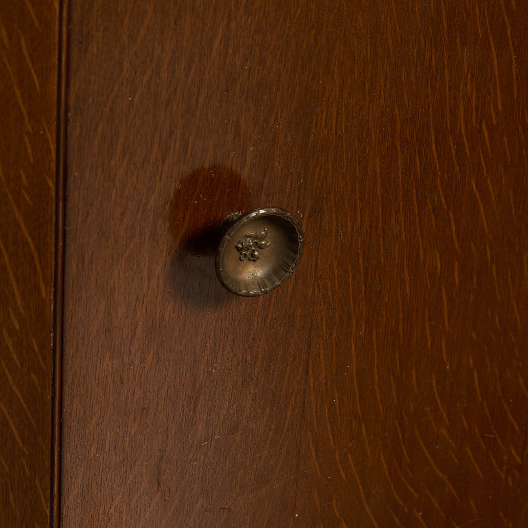 英国 クラシック ガラス ブックケース 食器棚