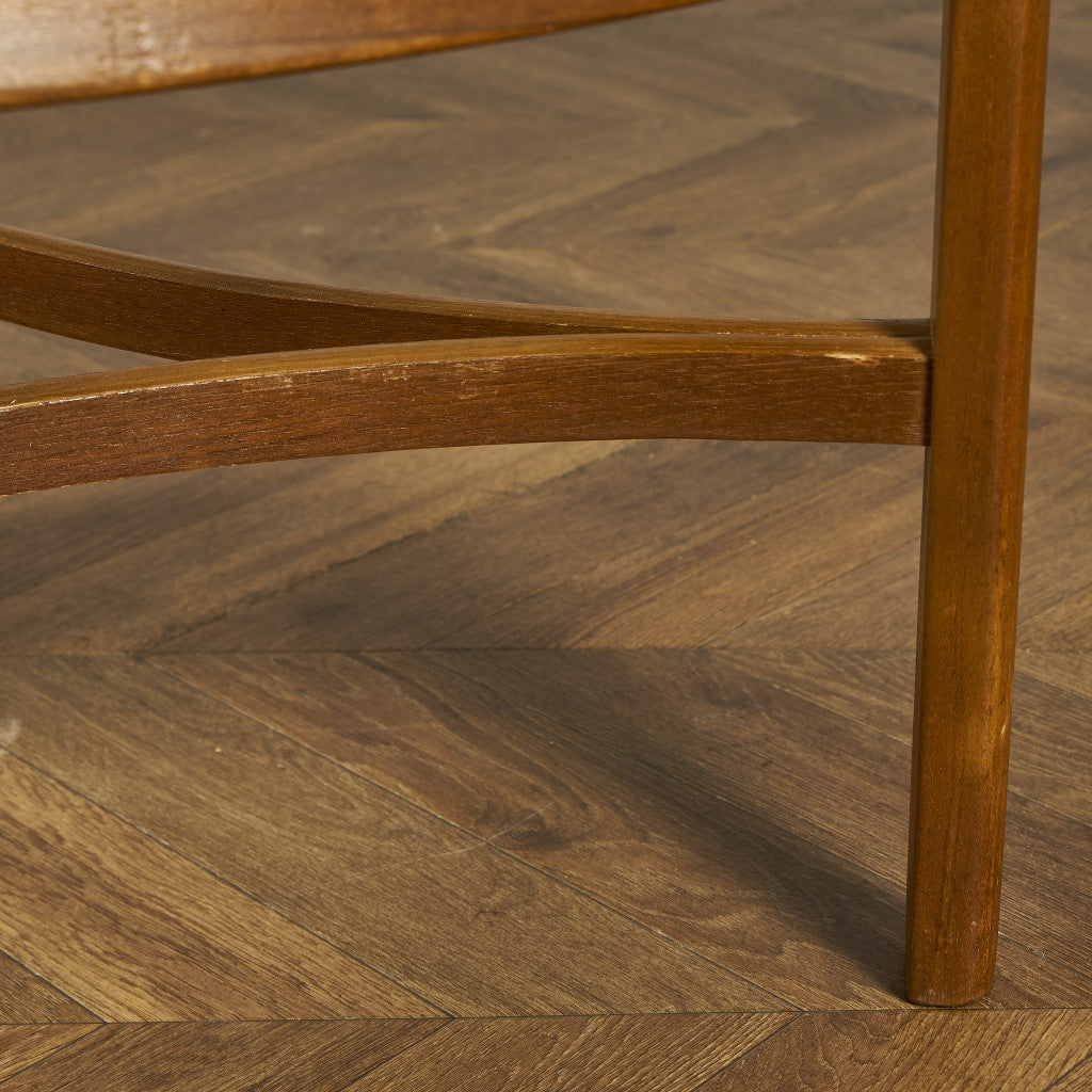 ヴィンテージ トライアングル ガラストップテーブル