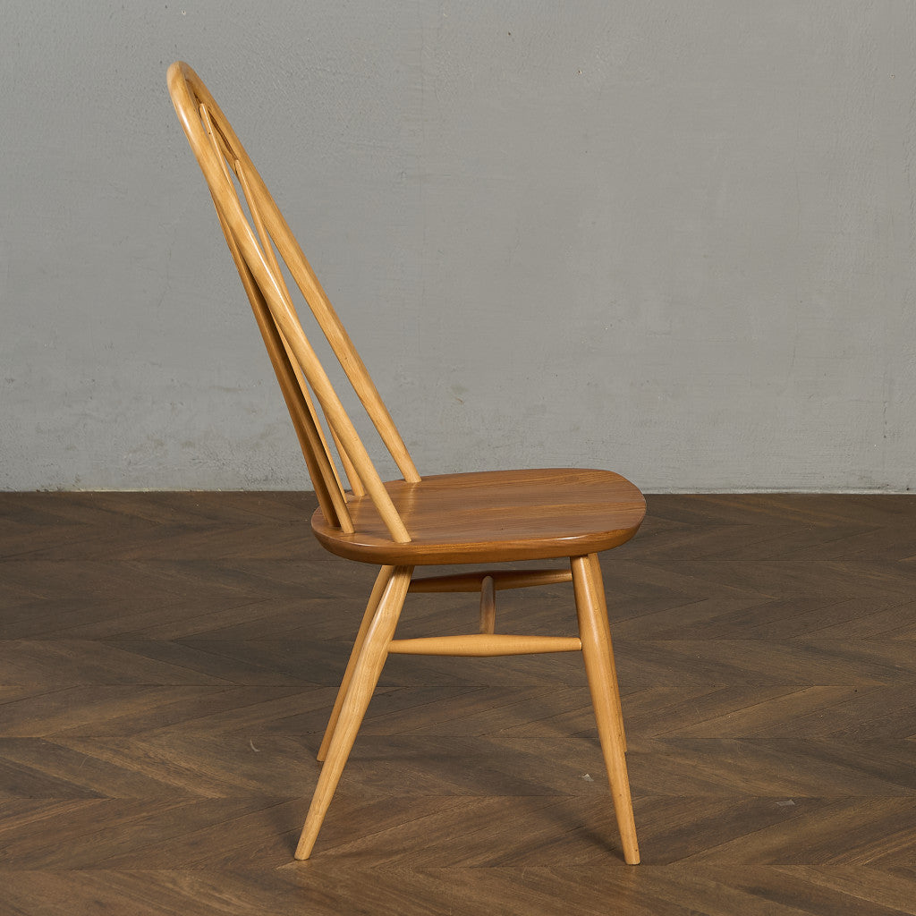 アーコール ERCOL スワンバックチェア ラウンドメタルラベル #97076