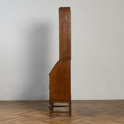 英国 クラシック ビューロー ブックケース デスク