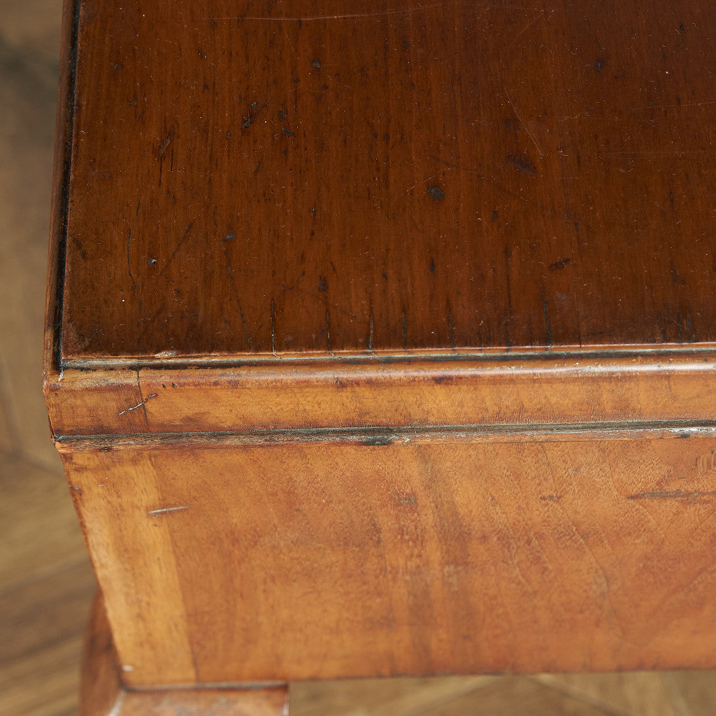 Antique British walnut double-sided desk #82058