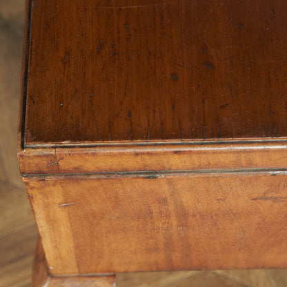 Antique British walnut double-sided desk #82058