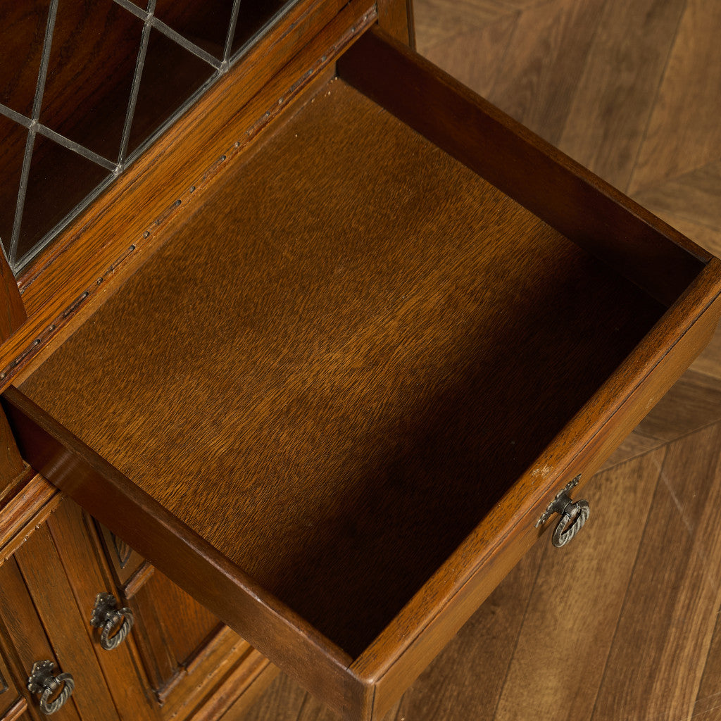 英国 クラシック オーク材 ブックケース