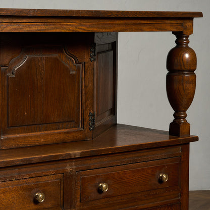 英国 クラシック コートカップボード 食器棚