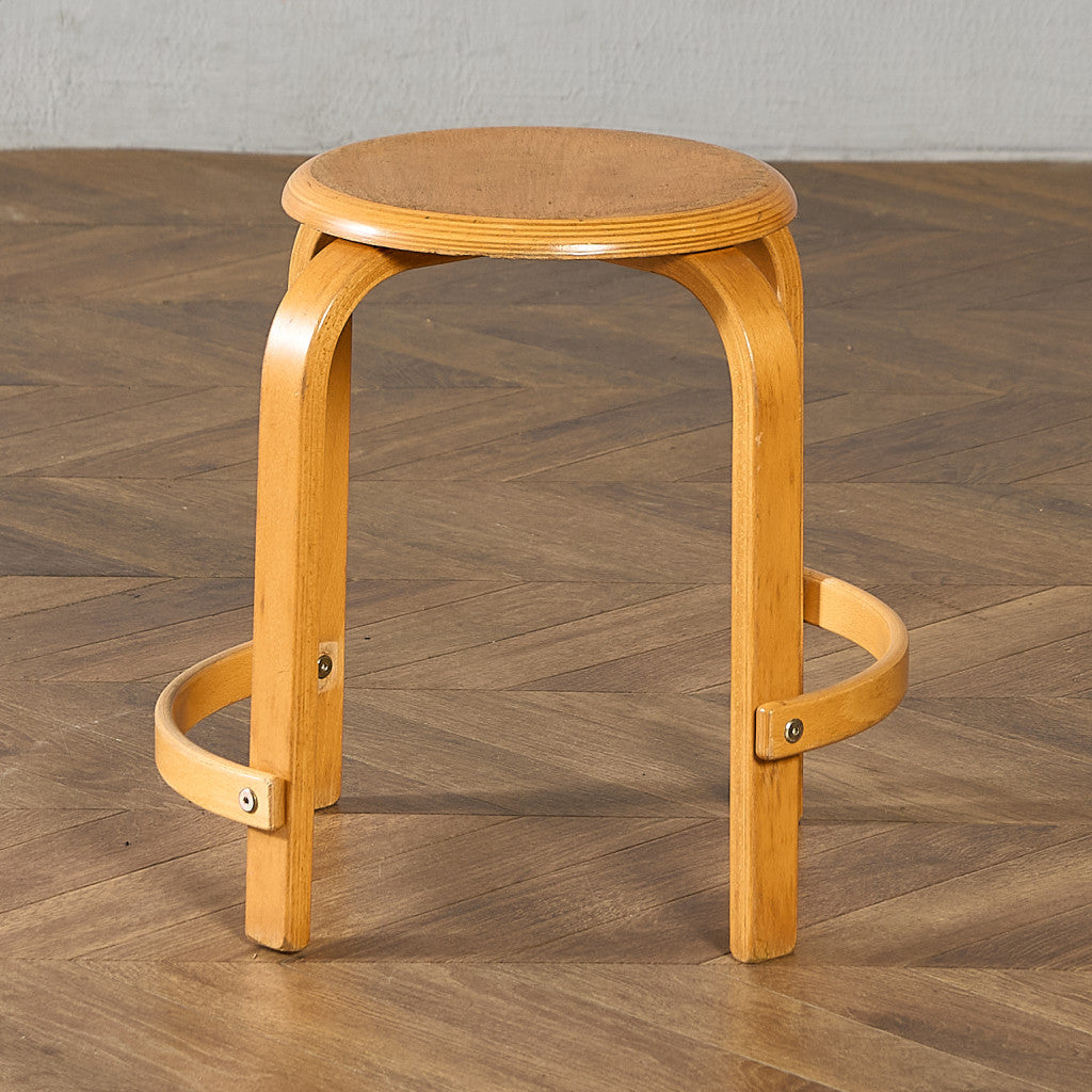 デンマーク LEIKA ヴィンテージ ベントウッド スツール