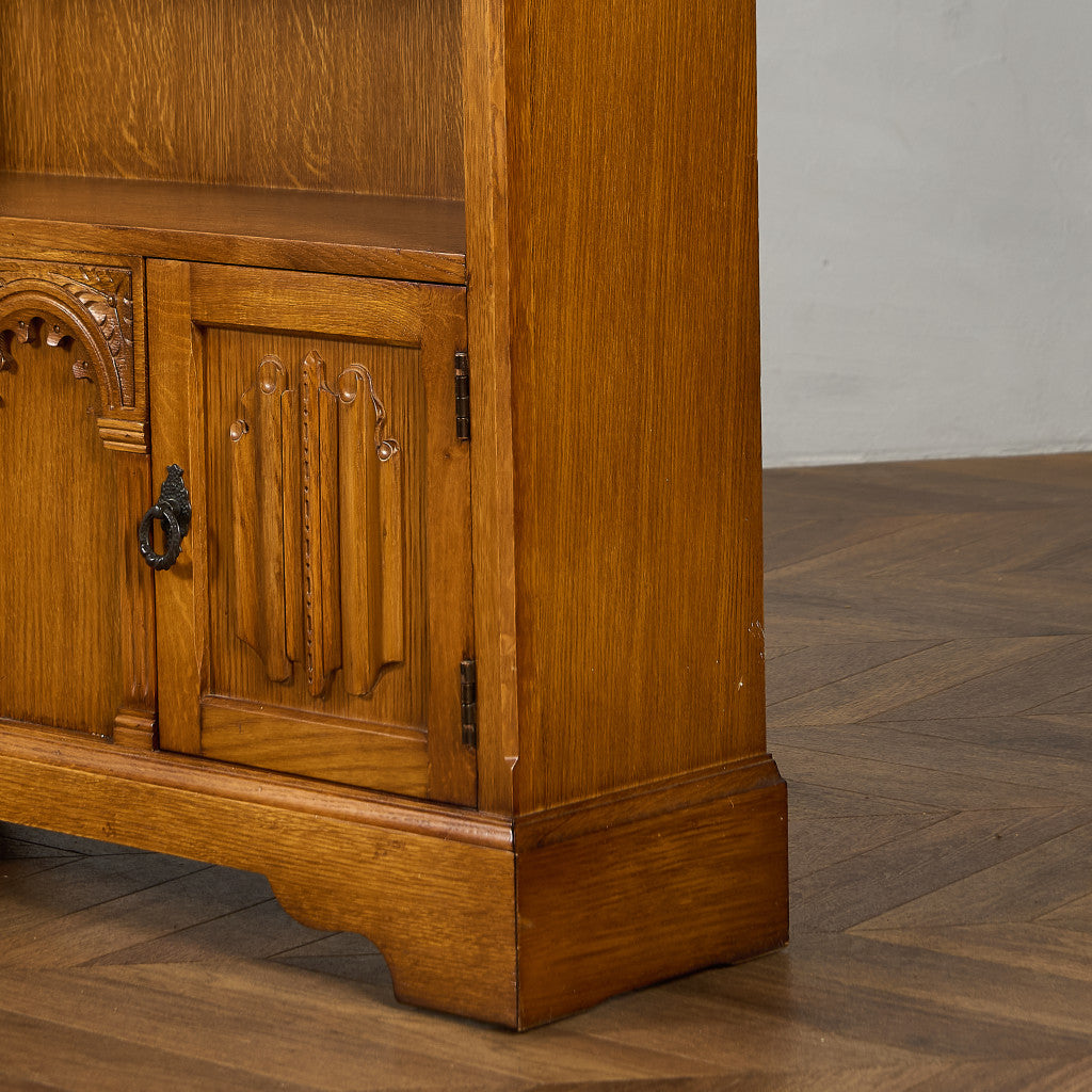 英国 クラシック オーク材 キャビネット