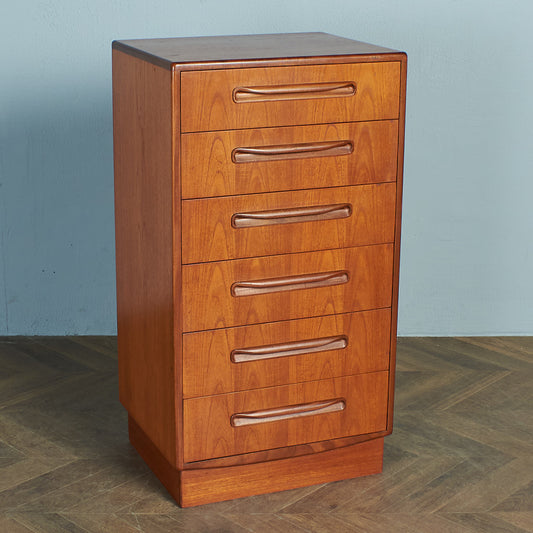 フレスコ トールボーイ 6段チェスト