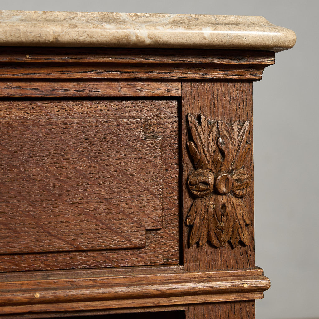 英国 クラシック 大理石 サイドキャビネット #96619