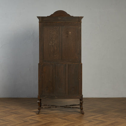 英国 アンティーク ビューロー ブックケース