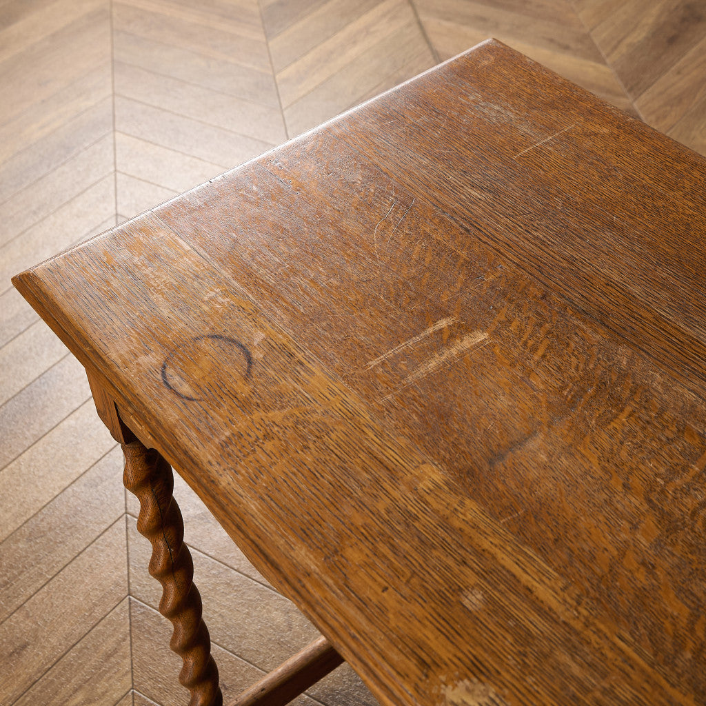 英国 クラシック バーリーシュガーツイスト サイドテーブル #97351