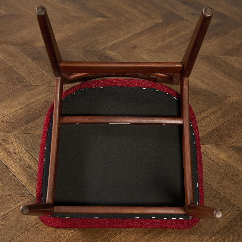 ヴィンテージ スラットバックチェア 座面張替え済み