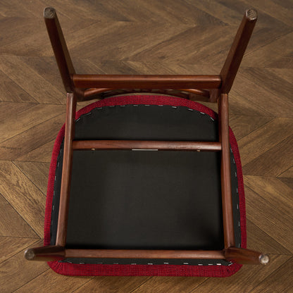 ヴィンテージ スラットバックチェア 座面張替え済み