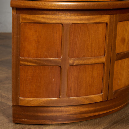 ネイサン Nathan 十字扉 ヴィンテージ トール コーナーキャビネット #95517