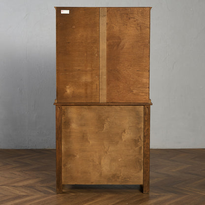 オーク材 ウェルシュドレッサー 食器棚