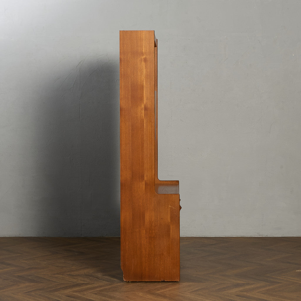 ヴィンテージ ウォールユニット ビューローブックケース