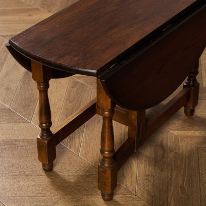 英国クラシック ドロップリーフ ゲートレッグテーブル