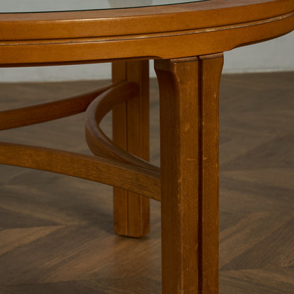 ネイサン Nathan ヴィンテージ ガラストップ センターテーブル #89545