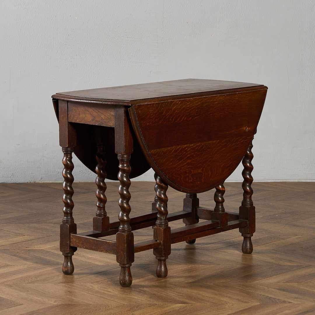 英国 クラシック ドロップリーフ ゲートレッグテーブル #91789