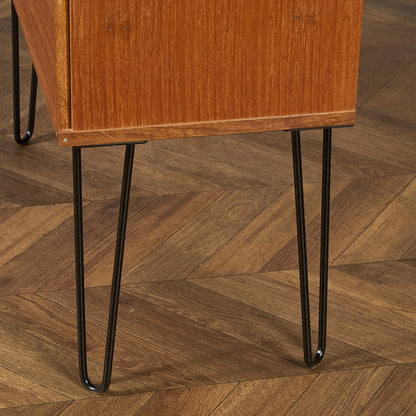 ヴィンテージ キャビネット カスタム アイアン ヘアピンレッグ