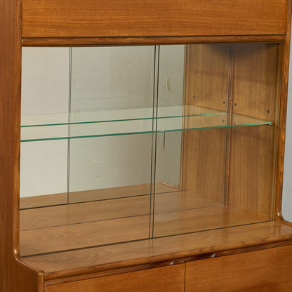 ヴィンテージ ガラスキャビネット