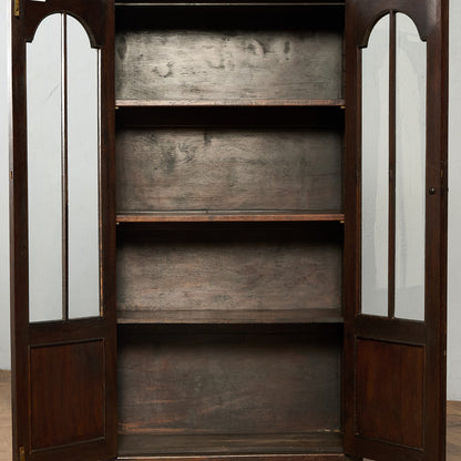 英国 クラシック ブックケース 食器棚