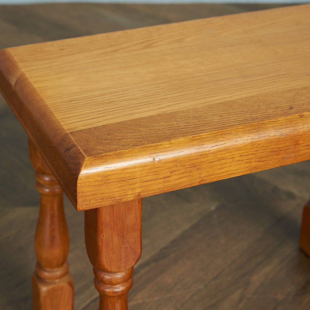 Dutch solid oak nesting table #85389