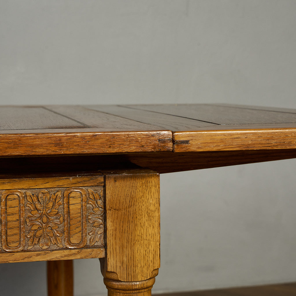 英国 クラシック ドローリーフ ダイニングテーブル