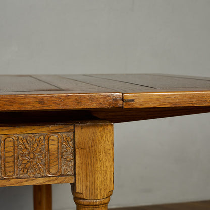 英国 クラシック ドローリーフ ダイニングテーブル